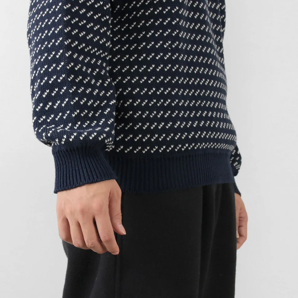 BINGHAMTON KNITTING COMPANY / Birds Eye Crew Sweater