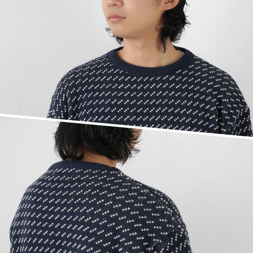 BINGHAMTON KNITTING COMPANY / Birds Eye Crew Sweater