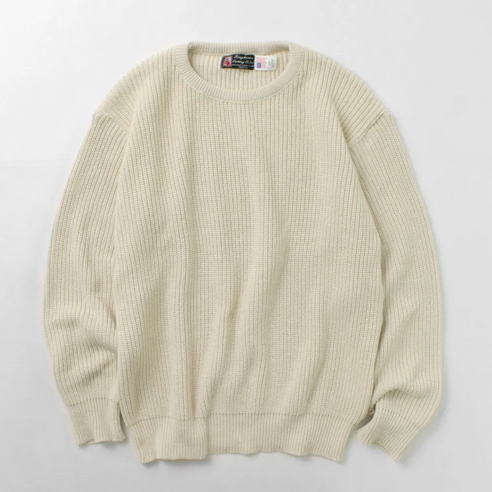 BINGHAMTON KNITTING COMPANY / Shaker Crew Knit