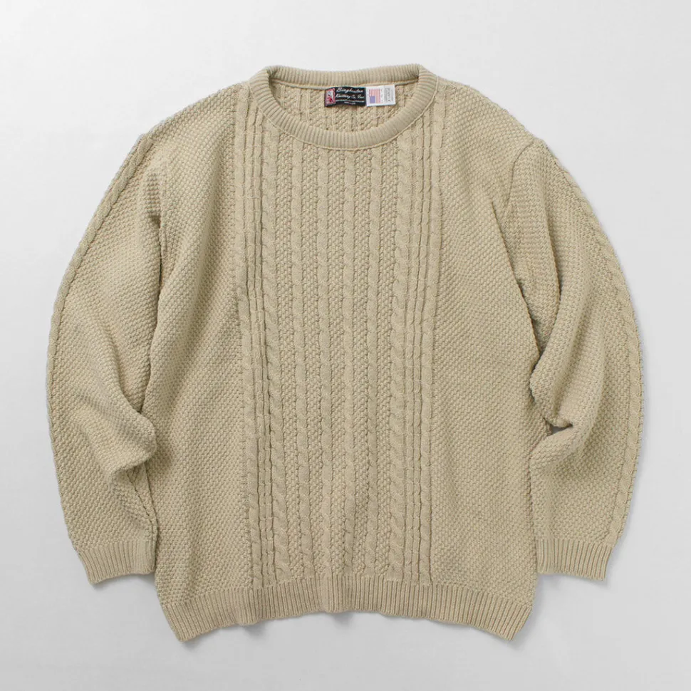 BINGHAMTON KNITTING COMPANY / Fisherman Pullover Cotton Knit