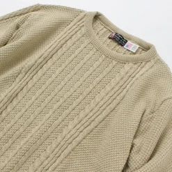BINGHAMTON KNITTING COMPANY / Fisherman Pullover Cotton Knit