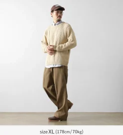 BINGHAMTON KNITTING COMPANY / Fisherman Pullover Cotton Knit