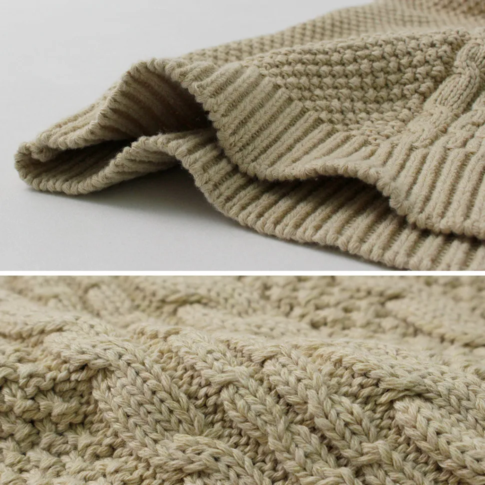 BINGHAMTON KNITTING COMPANY / Fisherman Pullover Cotton Knit