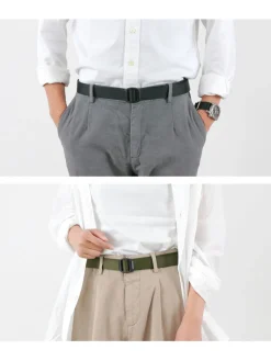 BISON / Webbing Belt 30mm Plain Nylon Belt