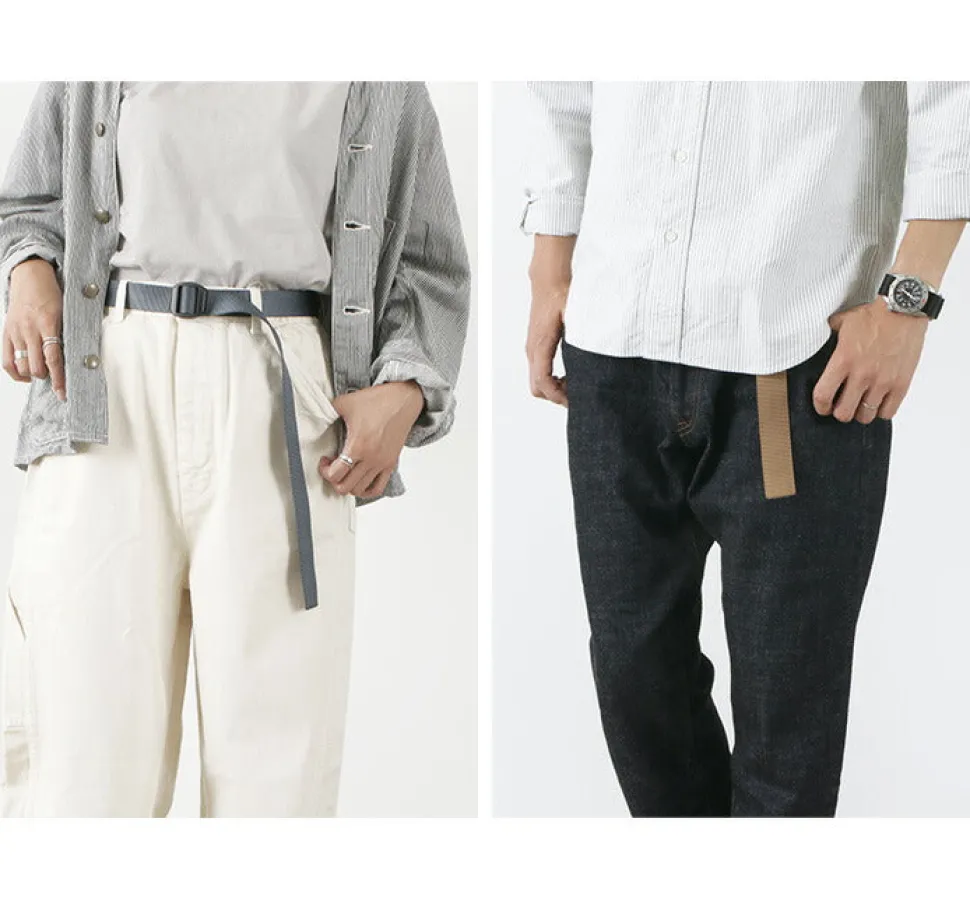 BISON / Webbing Belt 30mm Plain Nylon Belt