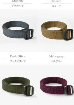 BISON / Webbing Belt 30mm Plain Nylon Belt