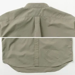 BURLAP OUTFITTER / 7/10 Sleeve Band Collar Shirt