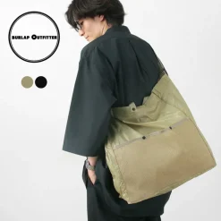 BURLAP OUTFITTER / Folding Shoulder Tote bag