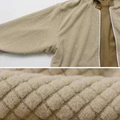 BURLAP OUTFITTER / Grid Fleece Lined Zip Hoodie