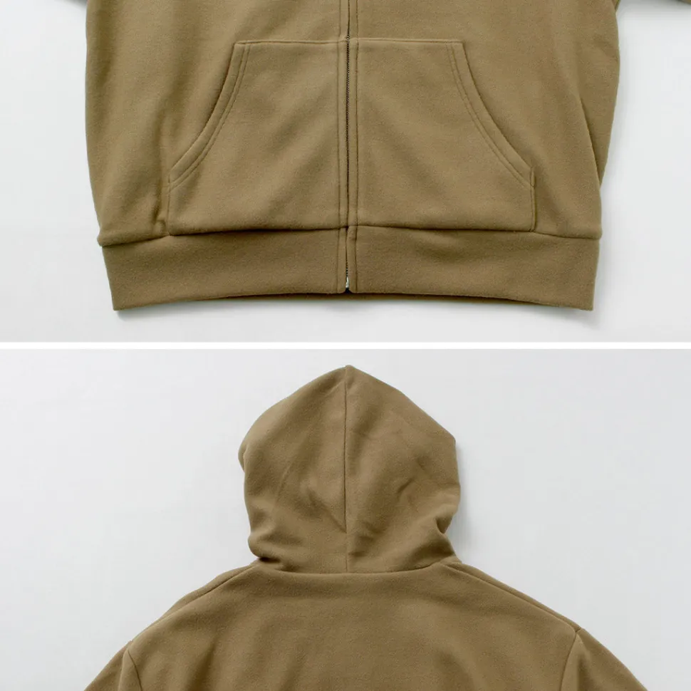 BURLAP OUTFITTER / Grid Fleece Lined Zip Hoodie