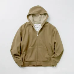 BURLAP OUTFITTER / Grid Fleece Lined Zip Hoodie