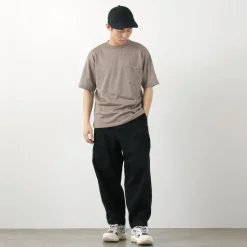 BURLAP OUTFITTER / Short Sleeve Merino Wool Pocket T-Shirt