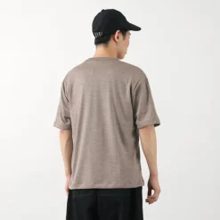 BURLAP OUTFITTER / Short Sleeve Merino Wool Pocket T-Shirt