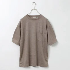 BURLAP OUTFITTER / Short Sleeve Merino Wool Pocket T-Shirt