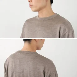 BURLAP OUTFITTER / Short Sleeve Merino Wool Pocket T-Shirt