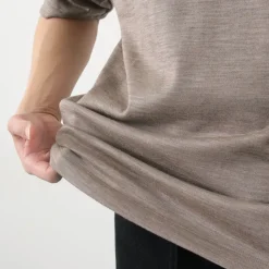 BURLAP OUTFITTER / Short Sleeve Merino Wool Pocket T-Shirt