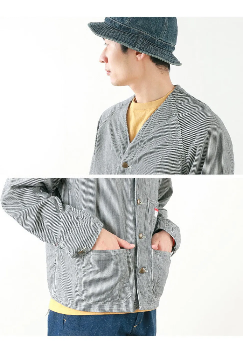 CAL O LINE / Hickory engineer jacket