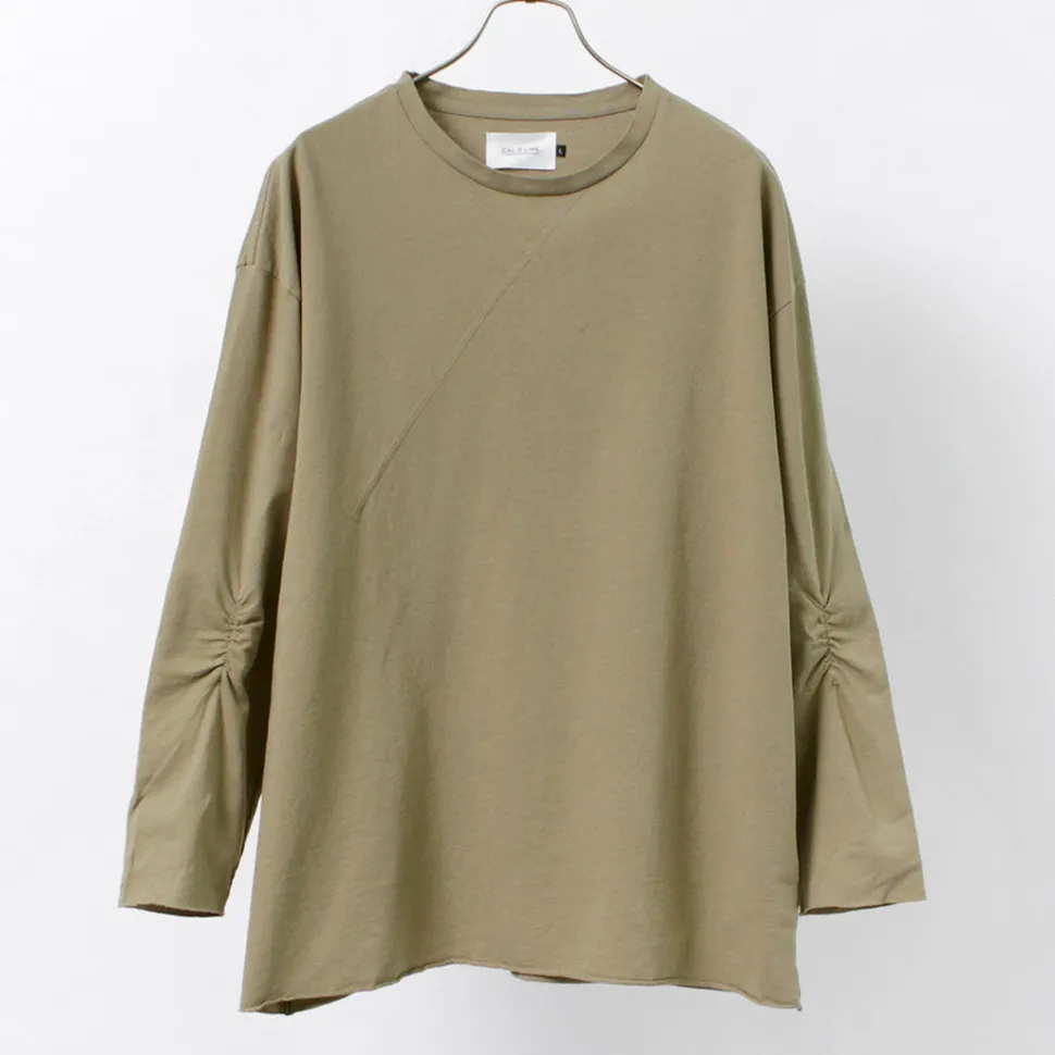 CAL O LINE / Inlay Long Sleeve T-shirt