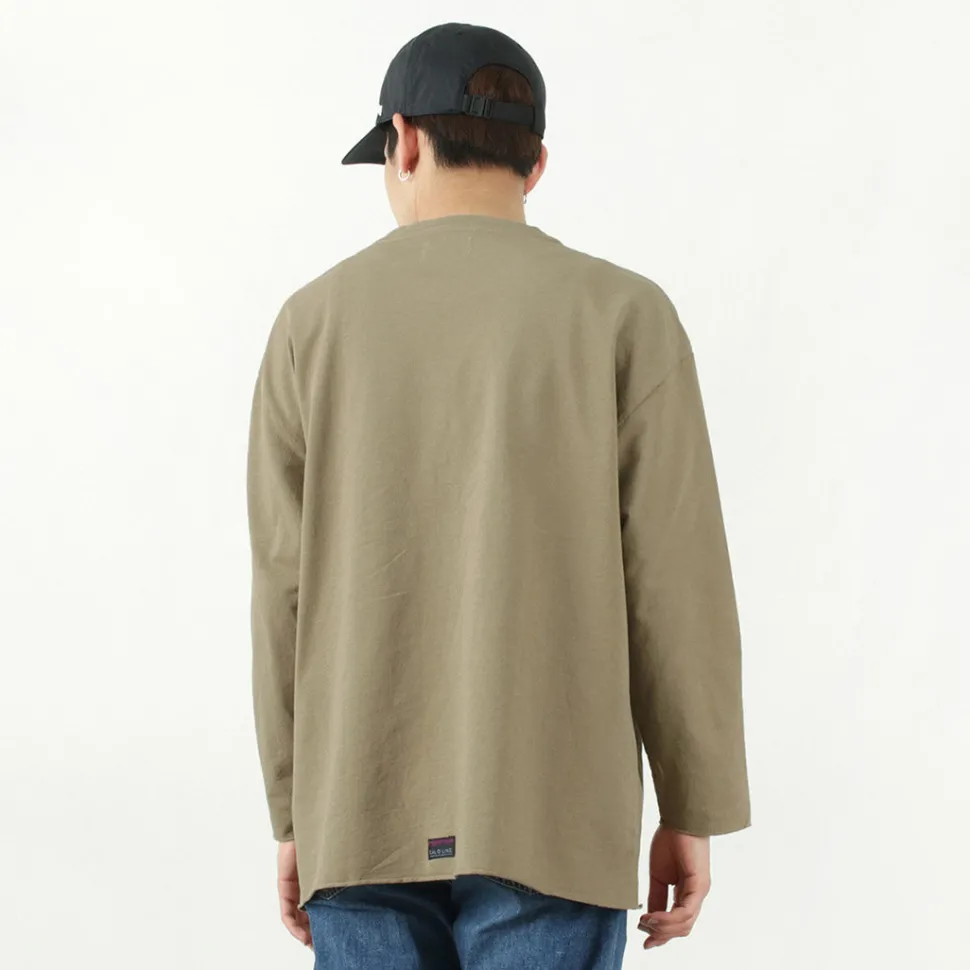 CAL O LINE / Inlay Long Sleeve T-shirt