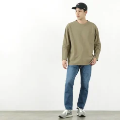 CAL O LINE / Inlay Long Sleeve T-shirt