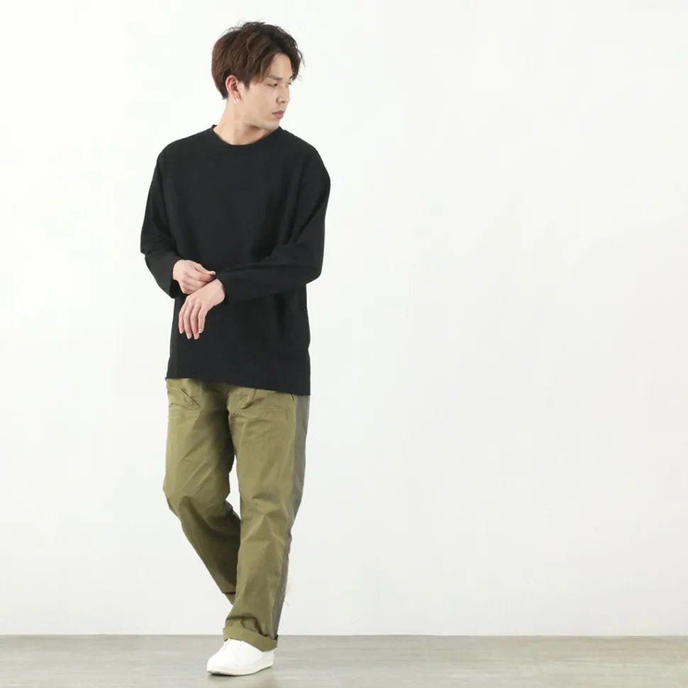 CAL O LINE / Inlay Long Sleeve T-shirt