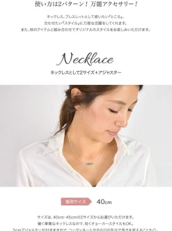 CHALISA T.. / Chips Turquoise Silver Chain 2 Way Jewellery