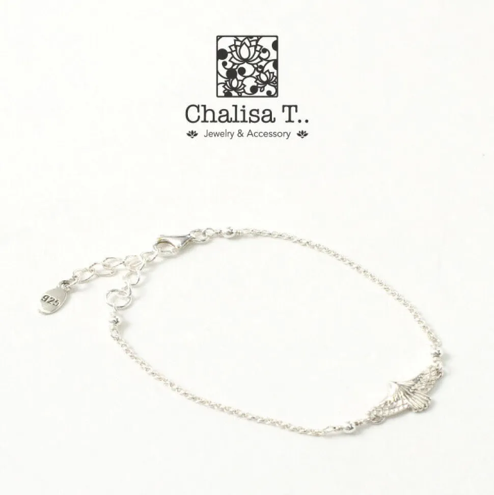 CHALISA T.. / Eagle silver chain bracelet