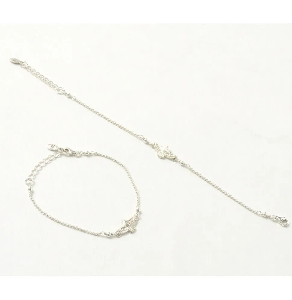 CHALISA T.. / Eagle silver chain bracelet