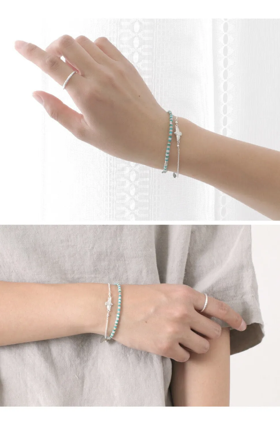 CHALISA T.. / Eagle silver chain bracelet