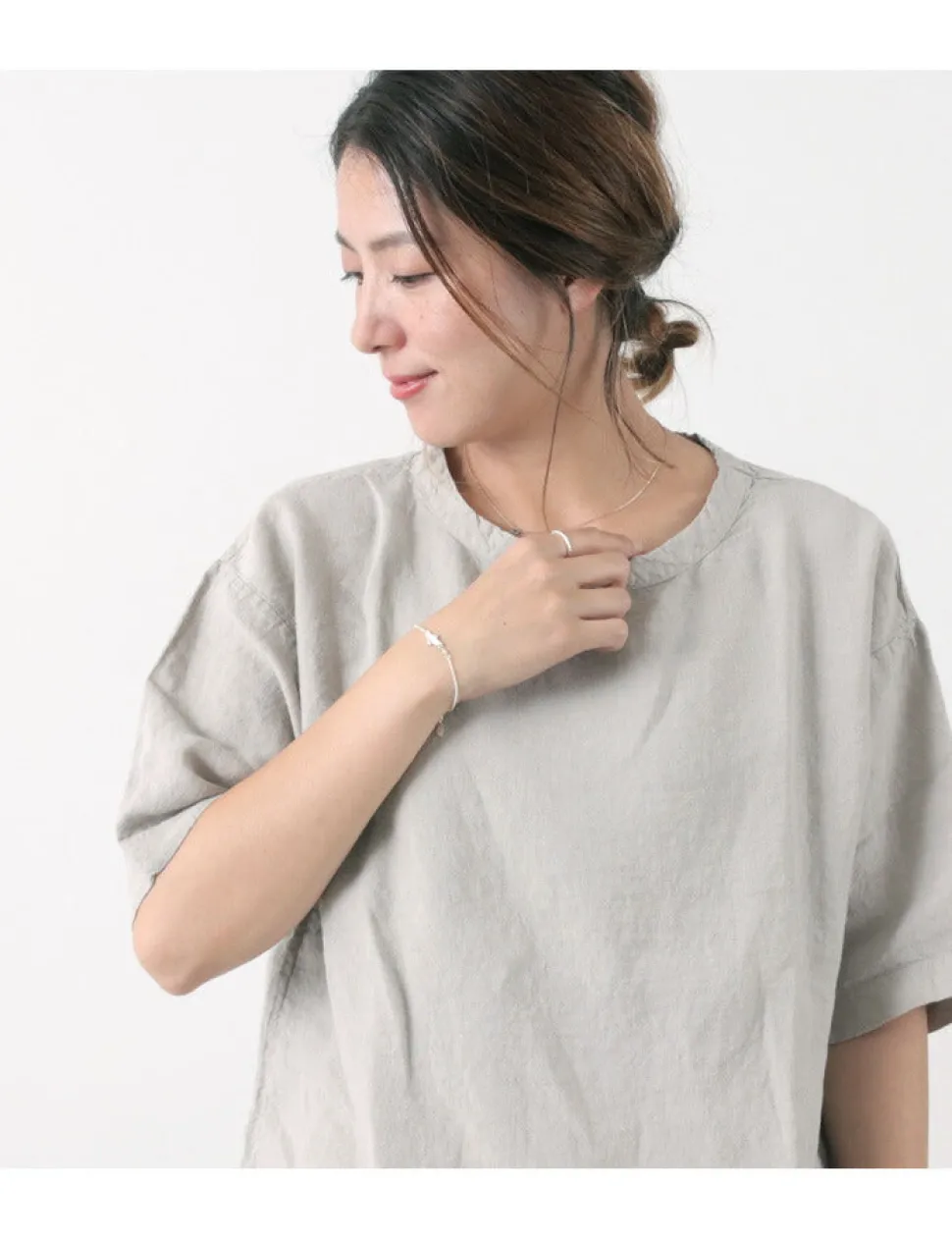 CHALISA T.. / Eagle silver chain bracelet