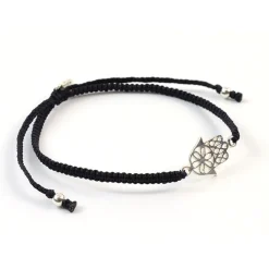 CHALISA T.. / Hamsa Hand Knotted Cord Bracelet