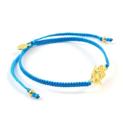 CHALISA T.. / Hamsa Hand Knotted Cord Bracelet