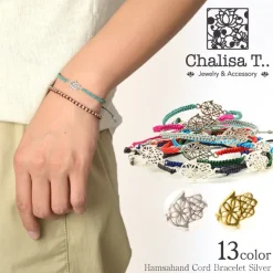 CHALISA T.. / Hamsa Hand Knotted Cord Bracelet