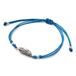 CHALISA T.. / Mini Feather Notched Cord Bracelet