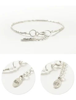 CHALISA T.. / Multi-cut Karen silver beads & tube beads / bracelet