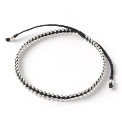 CHALISA T.. / Silver Ball Bead Duo Anklet