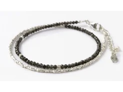 CHALISA T.. / Smoky Quartz W-Wrap Bracelet