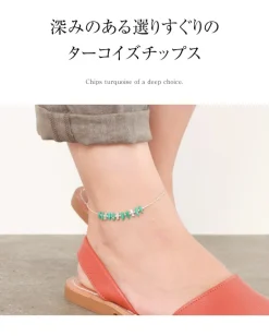 CHALISA T.. / Turquoise Tiny Beads Anklet
