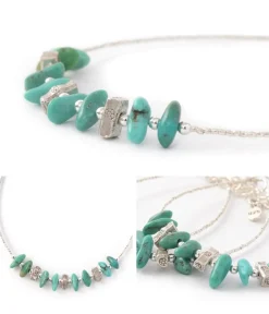 CHALISA T.. / Turquoise Tiny Beads Anklet