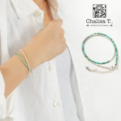 CHALISA T.. / Turquoise W Wrap Bracelet Karen Silver