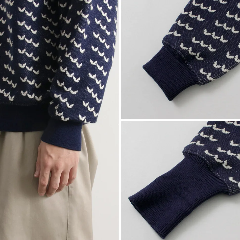 COOHEM / Big Birds Eye Knit Pullover