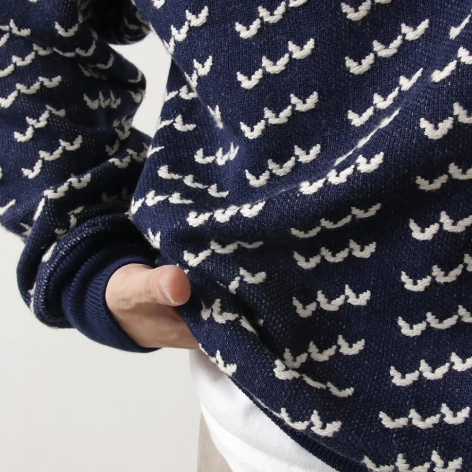 COOHEM / Big Birds Eye Knit Pullover