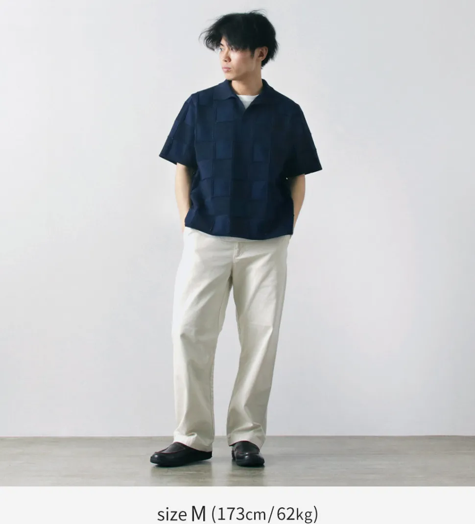 COOHEM / Links Check Knit Pullover