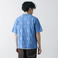 COOHEM / Links Check Knit Pullover