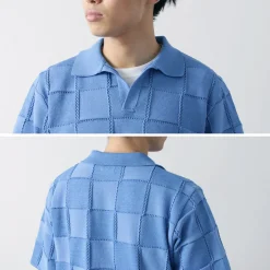 COOHEM / Links Check Knit Pullover