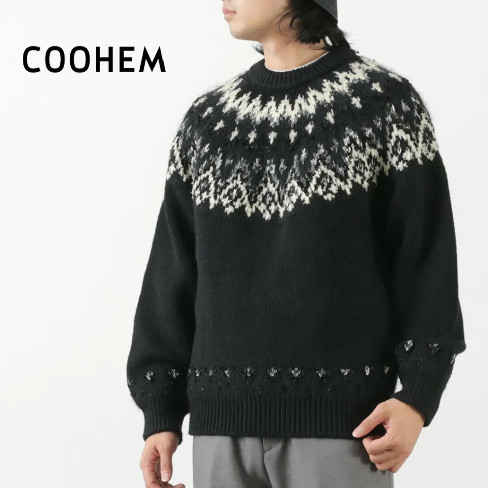 COOHEM / Nordic Knit Pullover