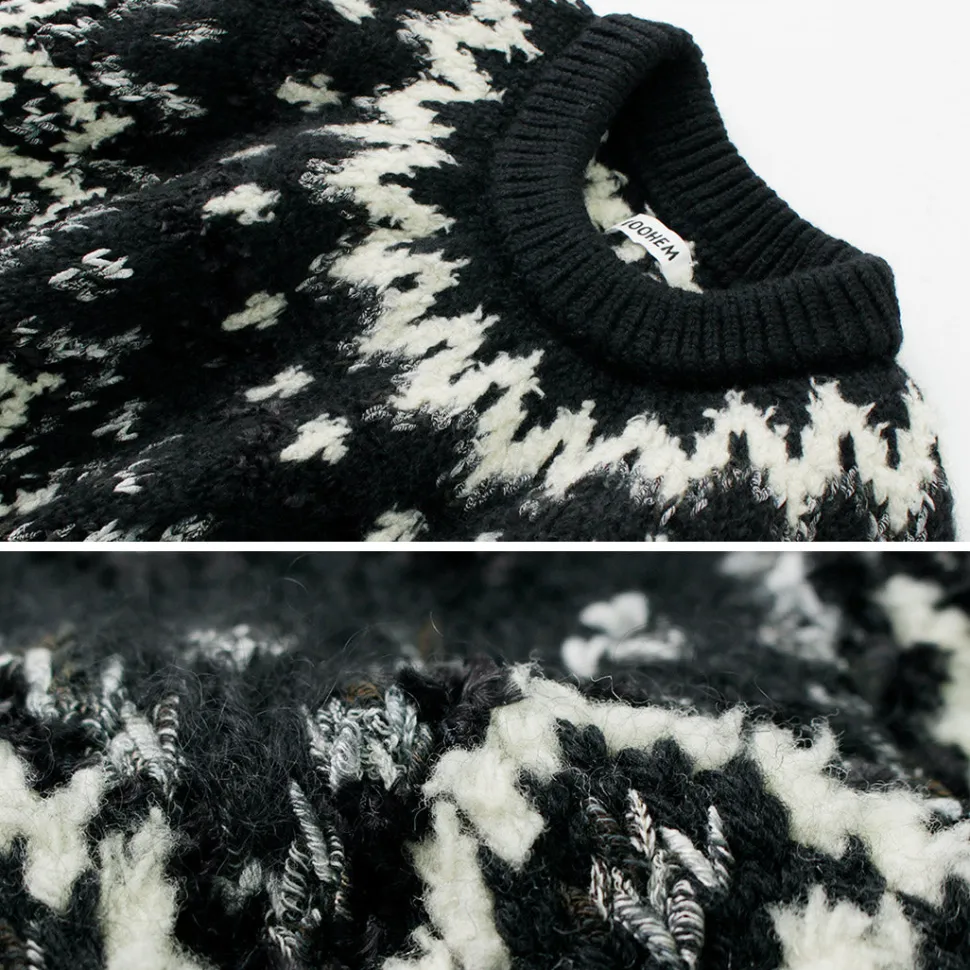 COOHEM / Nordic Knit Pullover