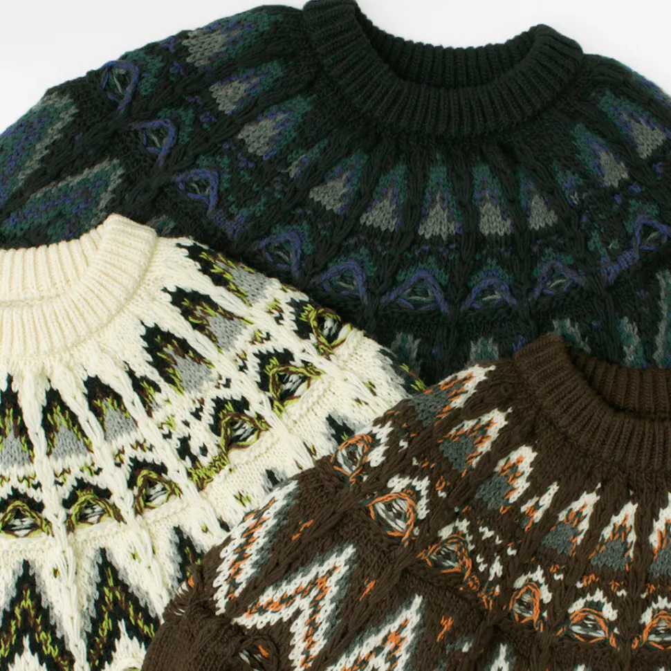 COOHEM / Nordic Knit Pullover