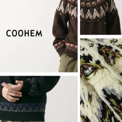 COOHEM / Nordic Knit Pullover