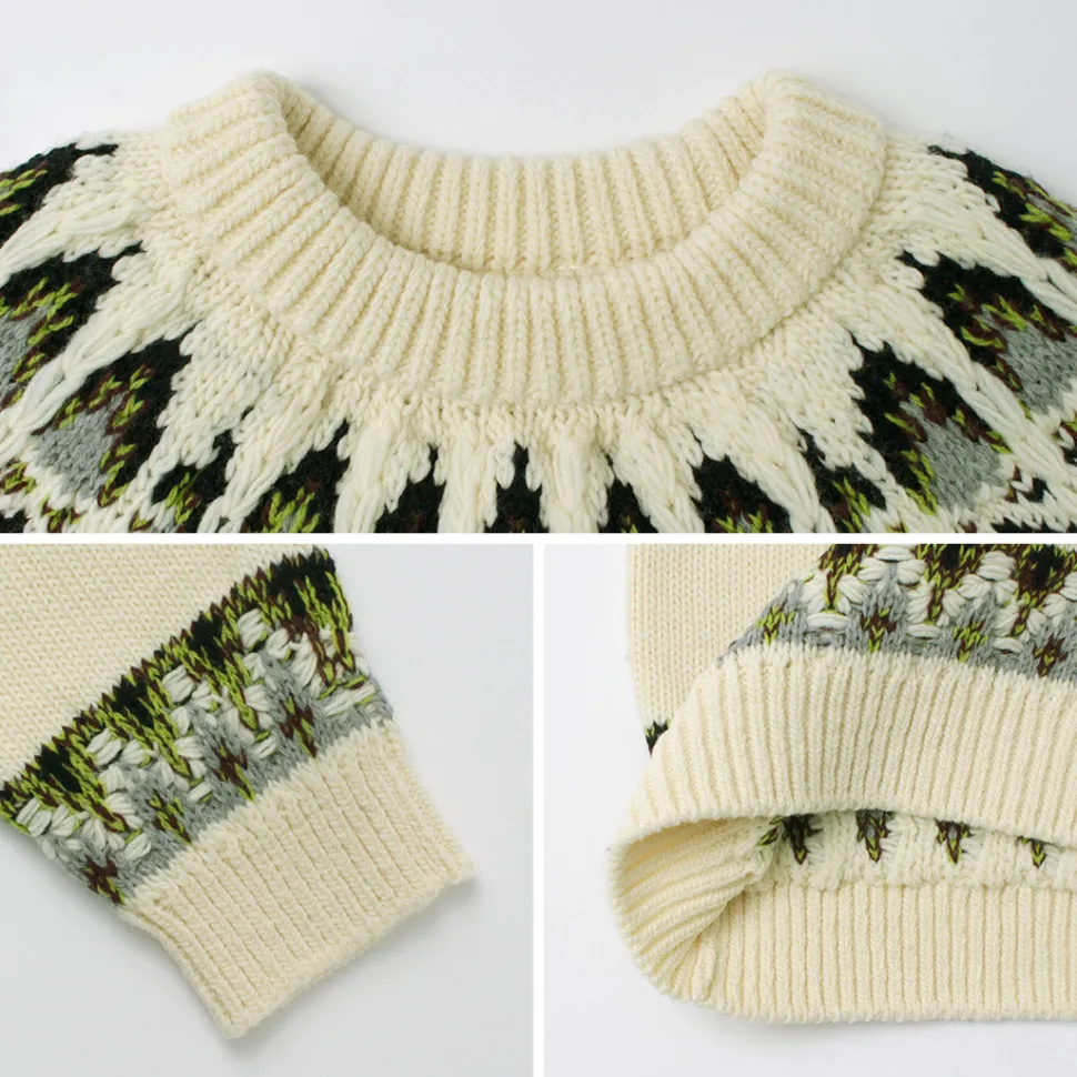 COOHEM / Nordic Knit Pullover